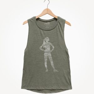 Workout Muscle Tee – Women’s Tank Top – Muscle Tank Top – Yoga Tank Top – Workout Tank Top – Fitness Tank Top – Gym Tank Top – Typography