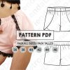 Days of the Week Ladies White Adjustable Thong