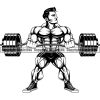 Work Out To Eat Out Gym Heavy Cotton Tee | Bodybuilding Motivation Funny Pump Cover | Edgy Gym Humor Distressed Text Gift Training Tshirt