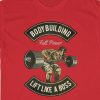 Fitness Gym T-Shirt, T-Shirt Colors®, Exercise Regularly, Train Body, Workout Tee, Health Exercise Shirt, Fitness Apparel