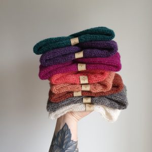 Luxury Headbands – Winter Turbans – Knitted & Handmade – Ear Warmers – Silk and Alpaca