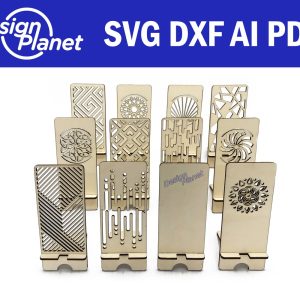 Phone Stand Svg, Phone Stand Glowforge, Phone Stand Laser Cut File, Svg Laser Cut Files, Laser Pattern Svg, Dxf Files, Laser Pattern Svg