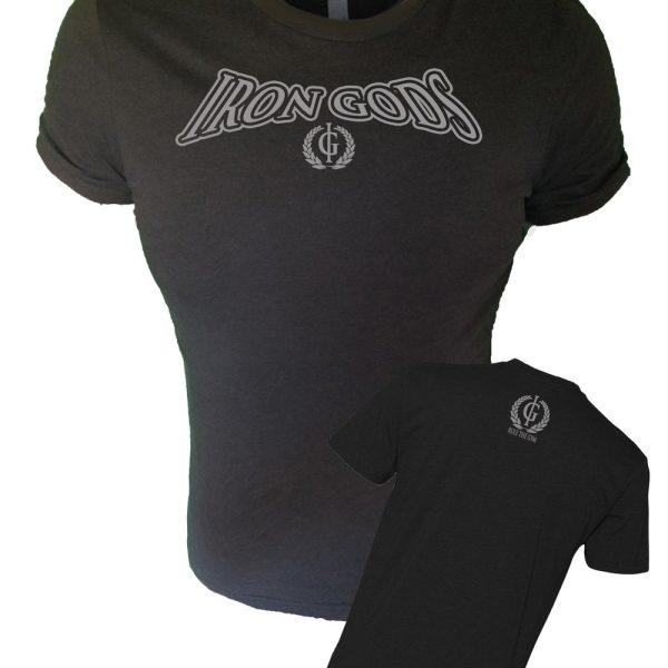 Iron Gods Logo Workout T-Shirt Gym Clothing Activewear Gym Apparel Men’s Workout Shirt