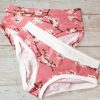Women’s underwear/ thong with cross and wings with a pink heart, Saint and heart. Casual wear Women’s underwear/ thong with cross and wings with a pink heart, Saint and heart. Casual wear