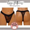 Luxury Organic 1PCS 100% Cotton Elastic Comfy Fox Ladies Hipster Panty Cute Women’s Underwear Handmade Panty Lingerie Bridal Gift