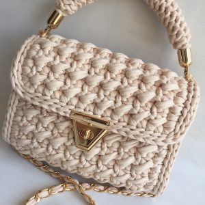 Bag/Handmade Bag/Hand Woven Bag/Crochet Bag/Knitted Bag/Brown Bag/Black Bag/Designer Bag/Luxury Bag/Shoulder Bag/Luxury Bag/Women’s Bag