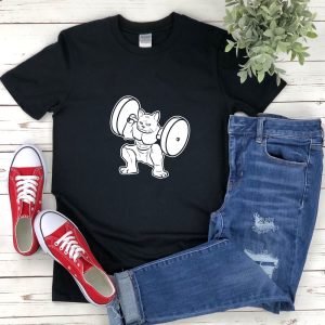 Personal Trainer Shirt, Bodybuilding Shirt, Bodybuilder Tshirt, Cat Weightlifting, Cat Gym, Funny Cat Shirts For Men