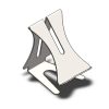 Floral Phone Holder SVG, Floral Phone Stand SVG, Smartphone Holder Laser, Wooden Phone Holder Cutting Design, Flower Stand Laser Cut File