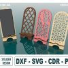 Simple Laser Files for Phone Stand (SVG, PDF, DXF)