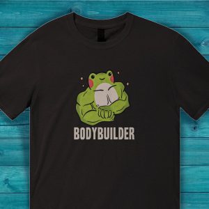 BodyBuilder Frog| Funny Gym Shirt Gift For Man| For Gym Rats| Graphic Tee Unisex Shirt| Gift for nerd| Art tshirt| Hand drawn illustration
