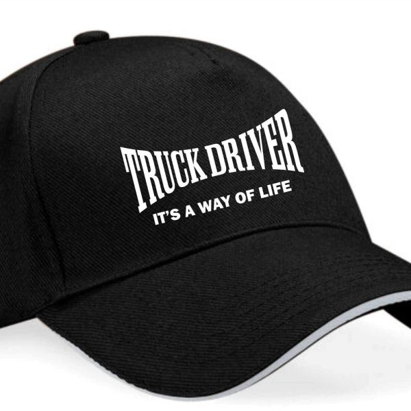 Print4u Truck Driver It’s A Way Of Life Baseball Cap Funny Truckers Birthday Gift For Men & Ladies