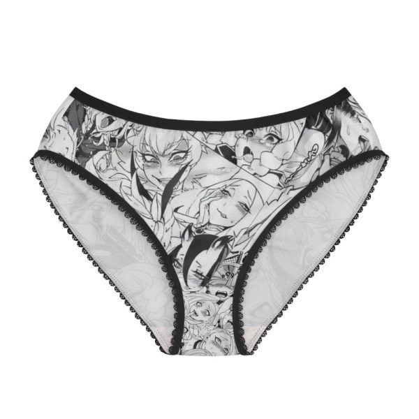 Anime Women’s Briefs, Ahegao Pattern Underwear