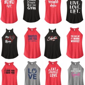 Valentines Day – High Neck Rocker Tanks 2 – ClubFitWear