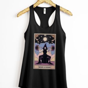 Witchy Gym Tank Top, Ladies Fitness, Gym Lover Gift, Witch Crossfiter, Weight Lifting Personal Trainer Tanktop, Muscle Mommy Workout Clothes