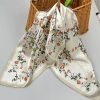Handmade crochet daisy Car Mirror Hanging Accessories cute Charm flower Teens Interior Rear View Mirror Flower Decor for Women
