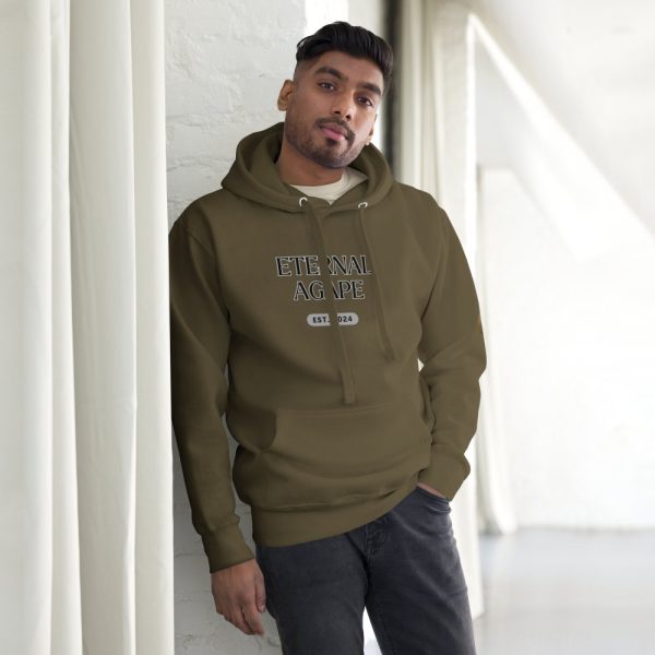 Stylish Eternal Agape Est. 2024 Logo Hoodie
