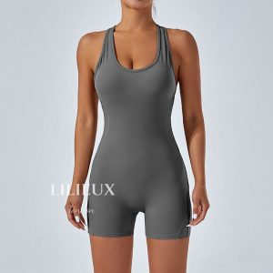 Stylish Open-Back Sports Jumpsuit Gift for her