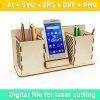 Phone Stand Holder Laser Cut File SVG | Glowforge Files | Lightburn Files | Cnc Files For Wood | Lasercut Phone Stand Holder Laser Cut File SVG | Glowforge Files | Lightburn Files | Cnc Files For Wood | Lasercut
