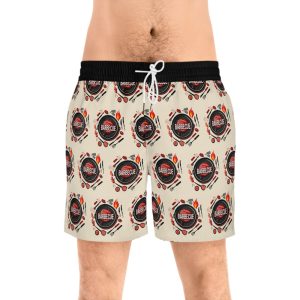 Men’s Mid-Length Grill Swim Shorts (AOP)