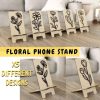 3D Phone stands laser cut bundle, wooden phone stand with pattern, geometrical pattern stands lasercut, floral mobile phone holder svg 3D Phone stands laser cut bundle, wooden phone stand with pattern, geometrical pattern stands lasercut, floral mobile phone holder svg