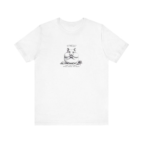 Fitness? More Like Fitness Whole Cookie In My Mouth Unisex Jersey Short Sleeve Tee | Funny Workout Shirt | Bulking Season | Gym Shirt