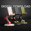Laser Cut Phone Holder DXF 1.5 mm DWG