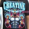 I’d Flex But I Like This Shirt Body Building Gym Workout Body Builder Work Out T-Shirt