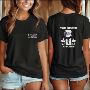 Donald Trump Middle Finger Shirt, Protest Tee, Political Activist Gift, Gift For Him/Her, Pro-Trump Graphic Shirt, Political Statement Gift