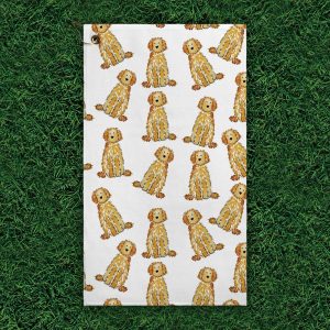Doodle Golf Towel | Goldendoodle Golf Towel, Labradoodle Golf Towel, Bernadoodle Golf Towel, Golf Gift