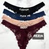 Custom Name Thong, Personalized Thong with Name, Romantic Gift for Him, Anniversary Lingerie, Bachelorette Gift, Custom Underwear Name Her