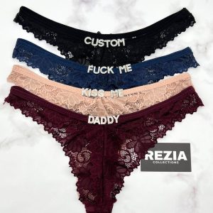 Custom Name Thong, Personalised Name Thong, Name Thong