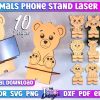 3d Printed Adjustable Phone Stand Mobile Phone Holder for Desk Desktop Accessories Adjustable Cell Phone Holder
