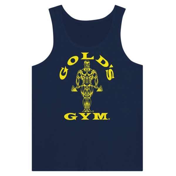 Gold’s Gym Logo Tank Top | Workout Tank | Gym Apparel | Fitness Shirt | Bodybuilding Tank | Activewear | Gift for Gym Enthusiasts