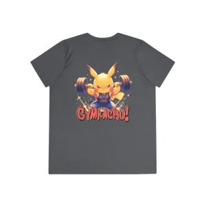 Gymkachu! – Cute Workout Mascot – Ladies Competitor Tee – Lightweight and Breathable Sports Shirt for Women