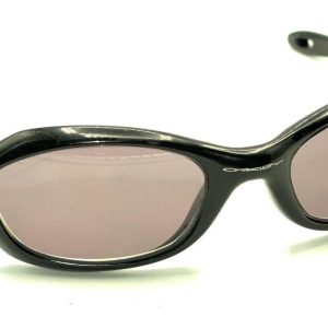 Oakley XS Five Shiny Black Oval Sunglasses Frames 125 USA Sports Kids Youth
