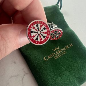 Dart Board Cufflinks Sports Inspired Men’s Jewelry darts Accessories Unique Gift for Him darts Lover Cufflinks