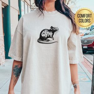 Gymrat Shirt, Comfort Colors, Gym Rat Pump Cover, Fitness Lovers Gift, Gym Clothes, Gift For Bodybuilder, Gym Pumpcover, Weightlifter Gift