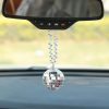 Handmade crochet daisy Car Mirror Hanging Accessories cute Charm flower Teens Interior Rear View Mirror Flower Decor for Women