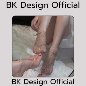 Elegant Women’s Multilayer Tassel Anklet – Stylish Foot Jewelry, Wedding & Party Accessories