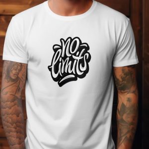 No Limits Gym T-shirt – Unisex Workout Tee, Gym Instructor Clothing, Motivational Fitness Gear, Body Builder T-shirt, Gym Rat Tee, Gym Humor