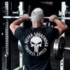 Weight Gym Skull Shirt | Body Building Tee | Fitness T-shirt | Weight Lifting Gift Shirts | Workout T-shirt for Men | No Pain No Gain Shirt