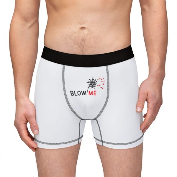 Funny Men’s Boxers – “BLow ME” Underwear for Gag Gifts, Pajama Parties, Valentine’s Day, Birthdays, Adult Humor