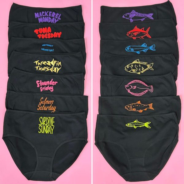 Day of the Week Fish Pants