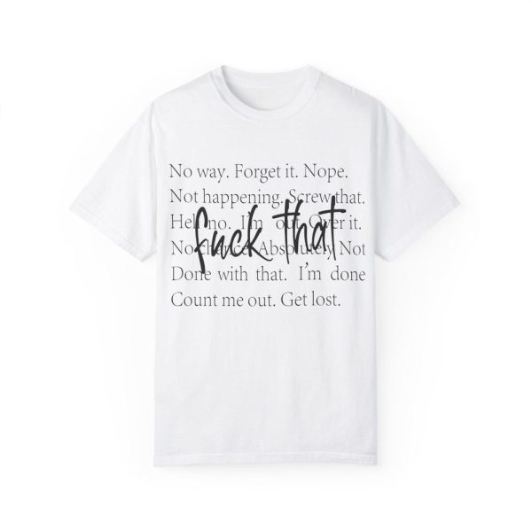 Unisex Garment-Dyed T-shirt