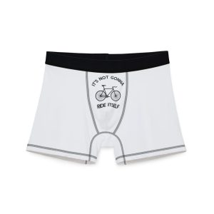 Funny Men’s Boxers, Gift for Him, Humor Underwear, Cycling Lover Gift, Comfy Boxer Briefs, Unique Present