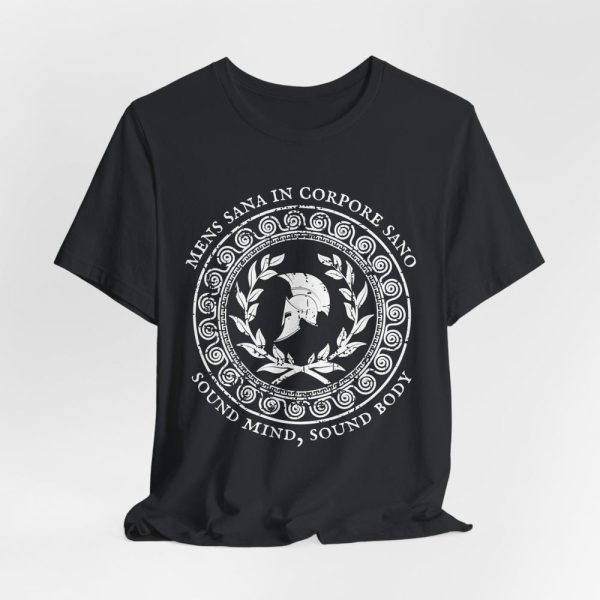 SOUND MIND Sound BODY Mens Sana In Corpore Sano Stoic Workout Tee for Fitness, Gym Shirt, Fitness Motivation, Gift for Weightlifters