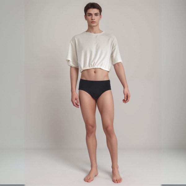 Transgender tucking briefs gaff underwear mtf shorts- cotton lining lingerie