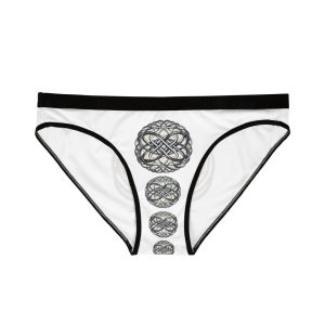 Bohemian Infinity Women’s Underwear, Comfortable Lace Hipsters, Unique Gifts for Her, Everyday Wear, Infinity Symbol Design