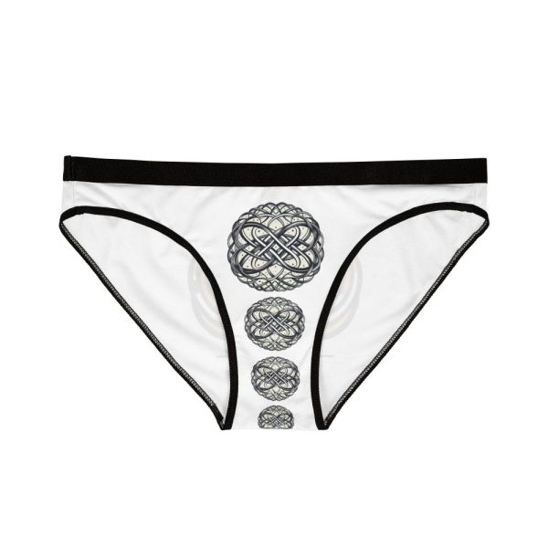 Bohemian Infinity Women’s Underwear, Comfortable Lace Hipsters, Unique Gifts for Her, Everyday Wear, Infinity Symbol Design