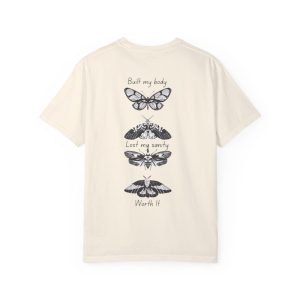 Built My Body Lost My Sanity Shirt | Funny Gym Quote Tee | Mental Health Fitness Shirt | Lifting Motivation | Workout Gift for Her